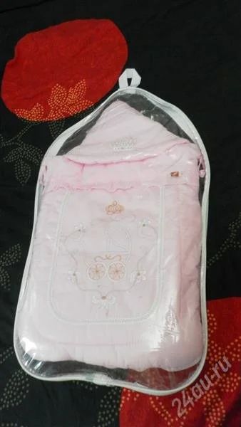 Лот: 2113529. Фото: 1. Конверт-одеяло на выписку (розовый... Комплекты, конверты на выписку