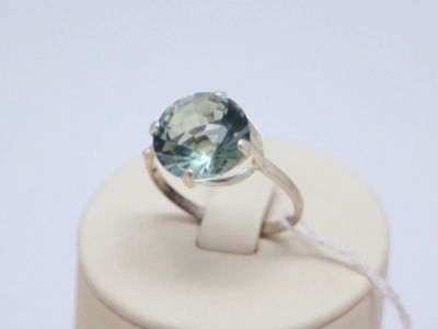 Лот: 15183152. Фото: 1. СЕРЕБРЯНОЕ КОЛЬЦО С АМЕТИСТОМ... Кольца, перстни