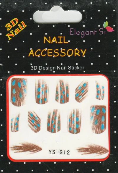 Лот: 6267476. Фото: 1. Стикеры для ногтей 3D Nail Art... Украшения, дизайн ногтей