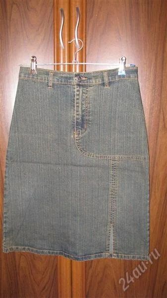 Лот: 1392898. Фото: 1. Джинсовая юбка. Размер 44. Юбки