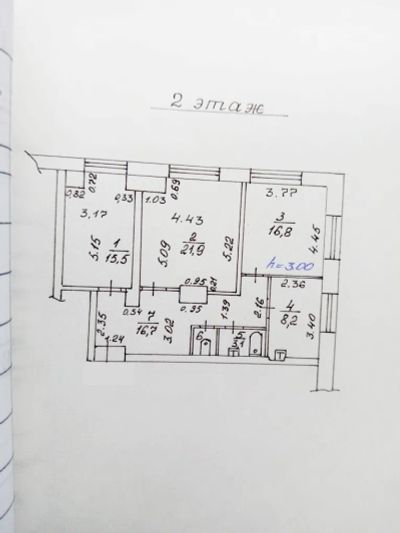 Лот: 21441017. Фото: 1. продам 3-комн, Московская,5. Квартиры, студии