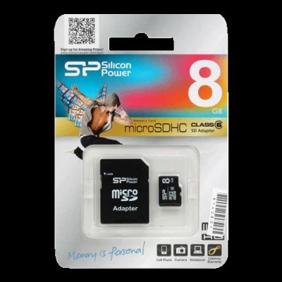 Лот: 4998799. Фото: 1. Карта памяти MicroSDHC 8GB Class... Карты памяти