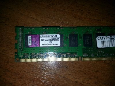 Лот: 8619643. Фото: 1. Kingston KVR DDR3 2Gb (2x1Gb). Оперативная память