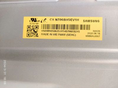 Лот: 21732235. Фото: 1. подсветка в сборе tv Samsung UE65TU8500U... Запчасти для телевизоров, видеотехники, аудиотехники