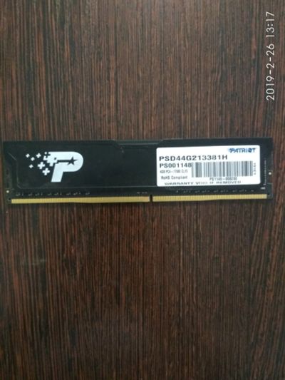 Лот: 13399263. Фото: 1. Продам оперативную память Patriot... Оперативная память
