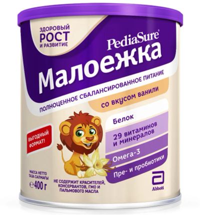 Лот: 23262386. Фото: 1. ПедиаШур малоежка ваниль 400г. Лекарства