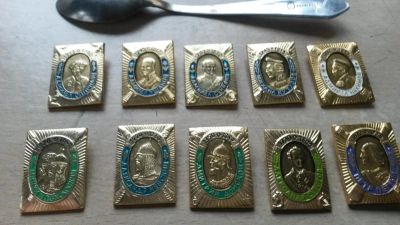 Лот: 7355536. Фото: 1. Значки " Полководцы". Сувенирные
