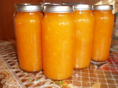 Лот: 8388979. Фото: 1. Джем из тыквы с курагой,яблоком... Домашние заготовки