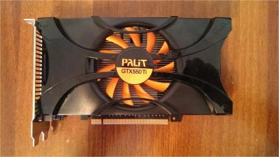 Лот: 8695888. Фото: 1. PALIT GeForce GTX 550 Ti ( 1024Mb... Видеокарты