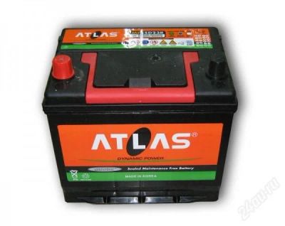 Лот: 3189041. Фото: 1. Аккумулятор "Atlas" MF 55D23 60R... Аккумуляторы