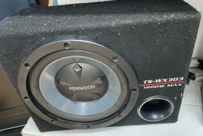 Лот: 21292778. Фото: 1. Сабвуфер Kenwood ts-wx303 1200w... Сабвуферы