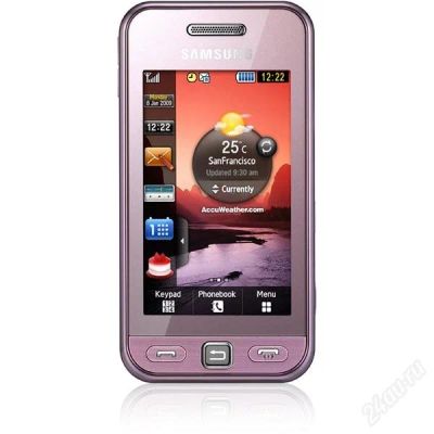 Лот: 2439552. Фото: 1. Корпус Samsung s 5230 розовый. Корпуса, клавиатуры, кнопки
