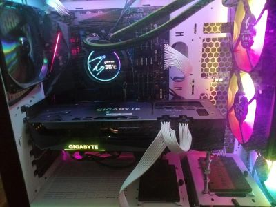 Лот: 19214121. Фото: 1. Gigabyte Rtx 3070 ti gaming oc... Видеокарты