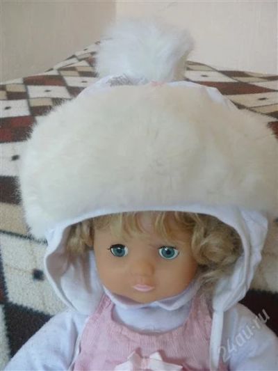 Лот: 1329943. Фото: 1. Продам зимнию шапку на девочку... Головные уборы