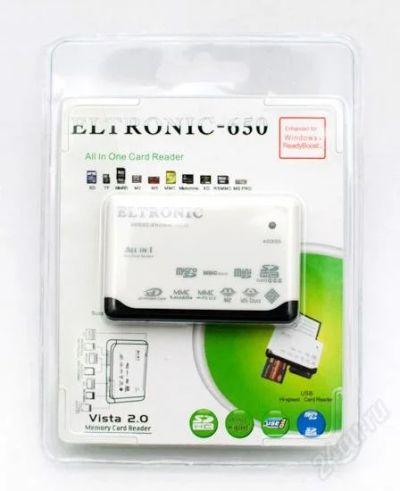Лот: 806894. Фото: 1. Карт РидерEltronic(SD,microSD... Картридеры