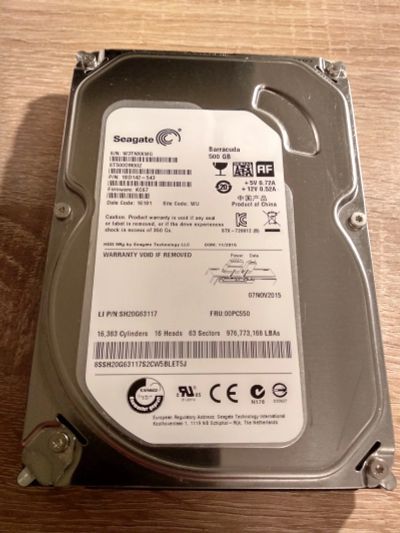 Лот: 14753157. Фото: 1. Жесткий диск Seagate Barracuda... Жёсткие диски (HDD)