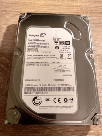 Лот: 14753157. Фото: 1. Жесткий диск Seagate Barracuda... Жёсткие диски