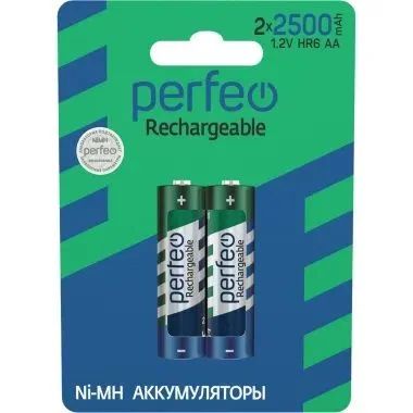 Лот: 25795164. Фото: 1. Аккумулятор Perfeo R06 (2500ma... Батарейки, аккумуляторы, элементы питания