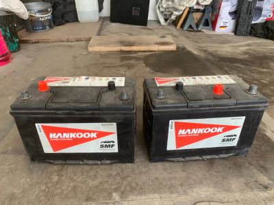 Лот: 25272170. Фото: 1. Аккумуляторы hankook 105d31 90ah... Аккумуляторы