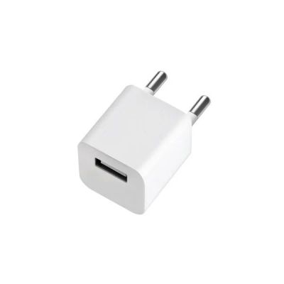 Лот: 16327635. Фото: 1. ЗУ USB Куб 1A Белый Original Box. Зарядные устройства, блоки питания, адаптеры сетевые для смартфонов
