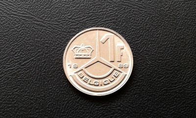Лот: 11757918. Фото: 1. 1 франк. Бодуэн. Бельгия. ( Монета... Европа