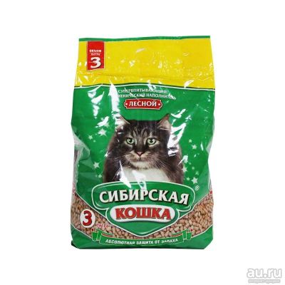 Лот: 10406593. Фото: 1. Наполнитель сибирская кошка лесной... Миски, лотки, наполнители
