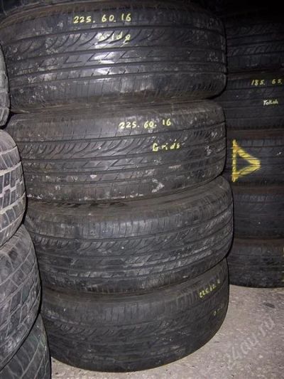Лот: 961572. Фото: 1. Летние шины 225/60 16 Bridgestone... Шины