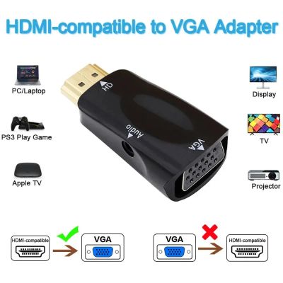 Лот: 21443012. Фото: 1. Адаптер Переходник Hdmi На Vga... Шнуры, кабели, разъёмы