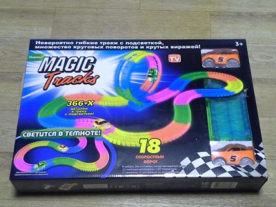 Лот: 10836703. Фото: 1. Гоночный трек Magic Tracks — 366... Машины и техника