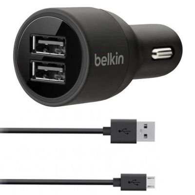 Лот: 13062075. Фото: 1. Адаптер автомобильный Belkin 2A... Зарядные устройства, блоки питания, адаптеры сетевые для смартфонов