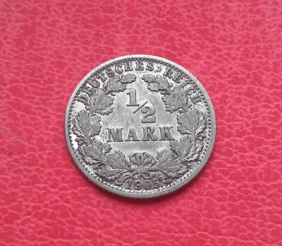 Лот: 7126021. Фото: 1. 1/2 марки 1905 года. Германия... Германия и Австрия