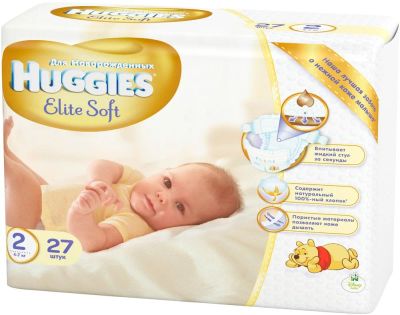 Лот: 11869635. Фото: 1. подгузники хаггис huggies elite... Детская гигиена