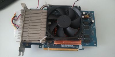 Лот: 18655061. Фото: 1. Видеокарта Gigabyte GV-NX66T256DE. Видеокарты