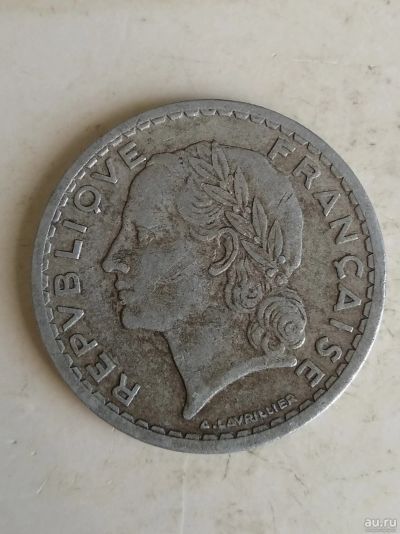 Лот: 17768795. Фото: 1. 5 франков 1946 Франция. Европа