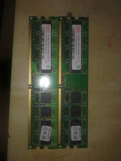Лот: 3377970. Фото: 1. Hynix 1Rx8 512Mb PC2-6400U-555-12... Оперативная память