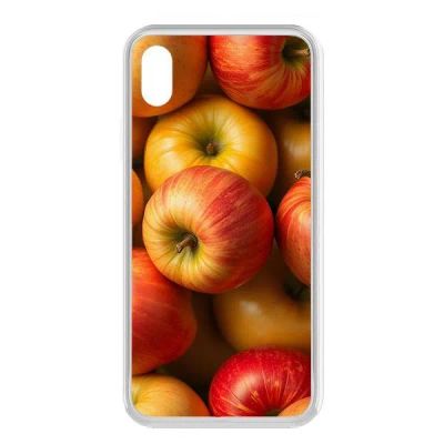 Лот: 25540445. Фото: 1. Чехол Krutoff Clear Case "Яблоки... Чехлы, бамперы
