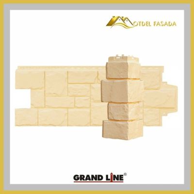Лот: 17534910. Фото: 1. Фасадная панель Grand Line "Крупный... Фасадные материалы, сайдинг