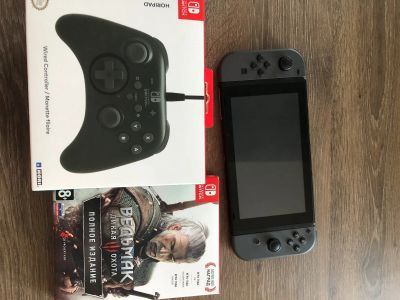 Лот: 16164929. Фото: 1. Nintendo switch + флешка 64гб... Игровые приставки, консоли