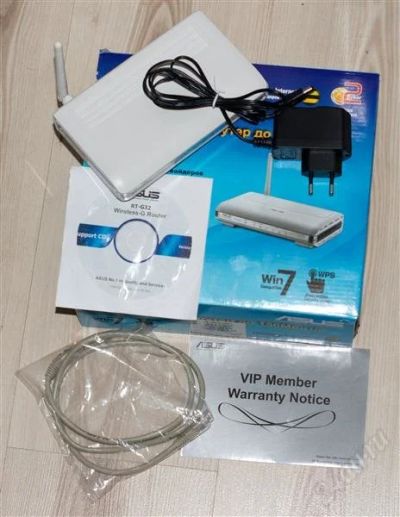 Лот: 1504727. Фото: 1. Беспроводной роутер WiFi Asus... WiFi, Bluetooth адаптеры