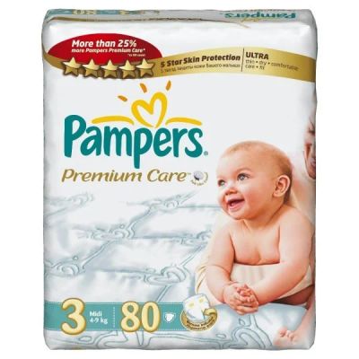 Лот: 5762948. Фото: 1. Pampers Premium Care 3 (4-9 кг... Детская гигиена