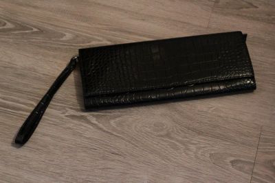 Лот: 7449204. Фото: 1. Черный клатч. Marmalato. Сумки