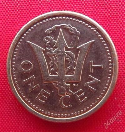 Лот: 2576620. Фото: 1. (№2116-6/LF) 1 цент 2000 (Барбадос... Америка