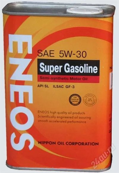 Лот: 2290715. Фото: 1. eneos super gasoline sl 5w-30... Масла, жидкости