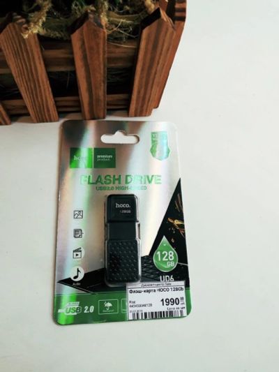 Лот: 14314219. Фото: 1. USB-флеш-накопитель HOCO 128 Gb. USB-флеш карты