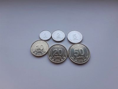 Лот: 16321730. Фото: 1. Туркменистан набор из 6 монет... Азия