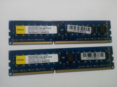 Лот: 7636753. Фото: 1. 2x2GB DDR3 PC3-10600U-9-10-B0... Оперативная память