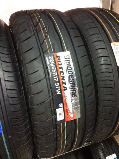 Лот: 5797398. Фото: 1. 225/55 R17 Bridgestone Potenza... Шины