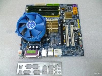 Лот: 16190349. Фото: 1. Материнская плата Gigabyte GA-965GM-S2... Материнские платы