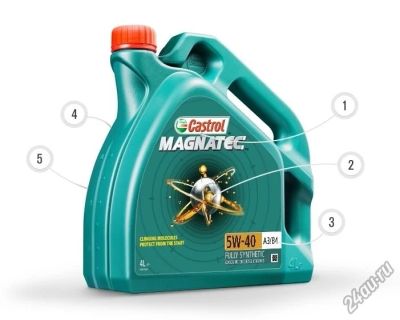 Лот: 6389048. Фото: 1. Castrol Magnatec 5W-40 A3/B4... Масла, жидкости