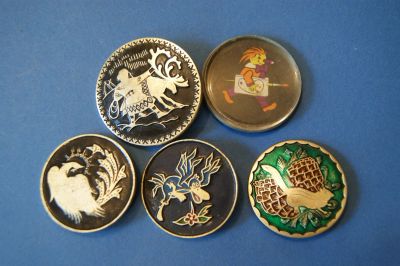 Лот: 3590666. Фото: 1. Значки 5 шт ( 668 ). Сувенирные